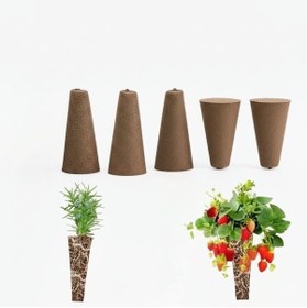 Resim emrebilisim Hidroponik Büyüme Süngerleri PH Dengeli, İç Mekan Bahçeciliği için Tohum Başlangıç Kapsülleri 5 ADET 