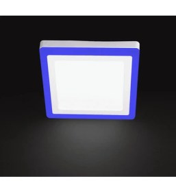 Resim Noas YL15 1800 R Sıva Üstü Kare 18+6W Fonksiyonlu LED Spot 6500K Beyaz+Mavi Renkli 