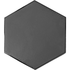 Resim Armada Çini 15x17 cm Düz Mat Metalik Desen Altıgen Çini Karo 