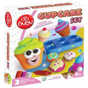 Resim Bu-Bu Oyun Hamuru Seti Cupcake (S) BUBU-OH0021 