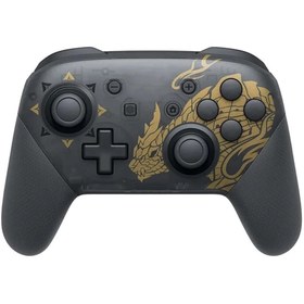 Resim Dobe Nintendo Switch PRO Monster Hunter Rise Gold Controller Gamepad 