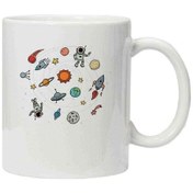 Resim Kupa Bardak Uzay Astronomi Çocuk 