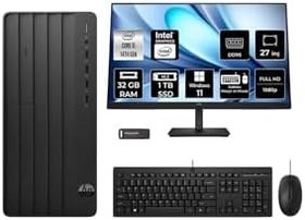 Resim HP 240 PRODESK 2 i5 14400 32GB 1TB SSD W11H Masaüstü Bilgisayar + 27" Monitör 