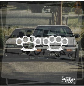 Resim Sticker Works Muşt Sticker - 2 Adet 