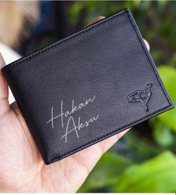 Resim Bk Gift Kişiye Özel Garbalia Jackson Hakiki Deri Rfıd Korumalı Bozuk Para Gözlü Erkek Cüzdan Ve Kemer Hediye Seti Babalar Günü Hediyesi, Erkeklere Ö 