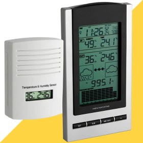 Resim Sevgift Tfa 35.1083 ´gaia´ Dijital Barometre, Termometre ve Higrometre (Alman) 