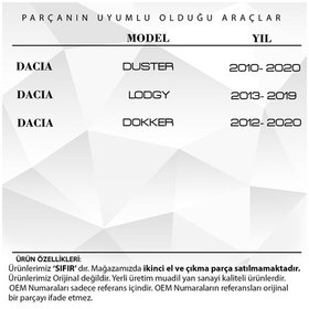 Resim Dacia Duster, Lodgy, Dokker İçin Radyatör Pimi Ve Yuvası 