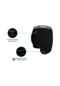 Resim Boun Marche Erkek Boxer Likralı Premium 6'lı Kutu Evan Renkli - Evan - Classic 