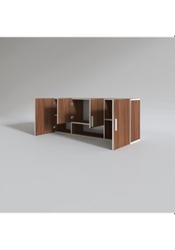 Resim Kenzlife hazır mutfak floro22 cvz 060*150*22 mutfak banyo dolabı kapaklı raflı 