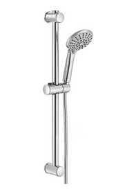 Resim Eca Royal Banyo Bataryası + Eca Logica Sürgülü Duş Seti Üst Takımı Krom 