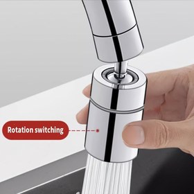 Resim 360° Dönebilen Musluk - Çift Su Modu (Standart Akış/Köpük Püskürtme), Sıçrama Önleyici Tasarım, Kolay Kurulum Mutfak Lavabosu ve Banyo Tezgahı için - Dayanıklı Mekanizma, Modern Görünüm, Güvenilir Performans, Sağlam Yapı, Ev Geliştirme 