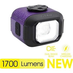 Resim Moon Tıtan Max 1700 Lümen Usb Ön Far Mor 