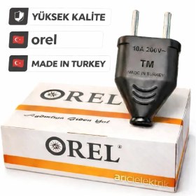 Resim Orel Yassı Erkek Fiş Siyah 
