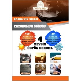 Resim Carguard Mercedes E 180 Uyumlu Premium Pro Araba Brandası Miflonlu Branda Oto Çadır Örtü 