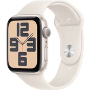 Resim Apple Watch SE GPS 44 MM Alüminyum Kasa Spor Kordon S/M Akıllı Saat (Apple Türkiye Garantili) 