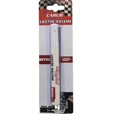 Resim Carub Lastik Kalemi Beyaz Universal Uyumlu Motosiklet Aksesuarı Yüksek Kalite 