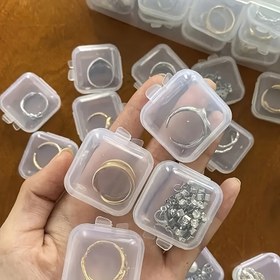 Resim 10/20 adet Şeffaf Plastik Saklama Kutusu Takı, Küpe ve Kolyeler İçin - Değerli Eşyalarınızı Düzenleyin ve Koruyun 