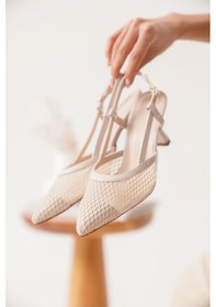 Resim Winstey Kadın Bej Topuklu Ayakkabı Bej 