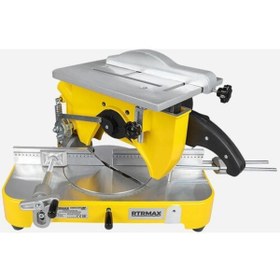 Resim Rtrmax Üstten Tablalı Yatarlı Gönye Kesme Makinası 1100w 300mm Indüsyon Motor 