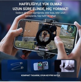 Resim Polham Rgb Işıklı Turbo Telefon Soğutucu 6000 Rpm Turbo Fan, Fırtına Tip Soğutma, Telefon Soğutucu 