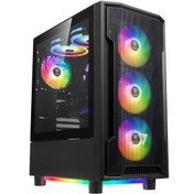 Resim GAMDIAS ATHENA M6 Lite, 750W, Tempered Glass, Mesh, ARGB, 80+ Bronze, ATX, GAMING KASA 