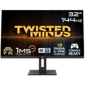 Resim Twisted Minds 32 TM32DUI 4K 144 Hz 1 MS Ps/Xbox Gaming Monitör 