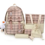 Resim Myinkai Öğrenci Okul Çantası Kadın Kore Versiyonu Moda Ortaokul Pembe 