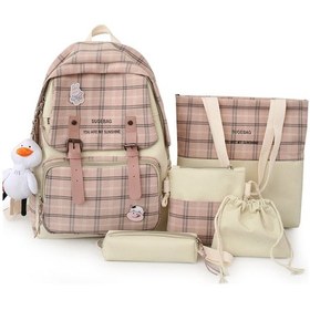 Resim Myinkai Öğrenci Okul Çantası Kadın Kore Versiyonu Moda Ortaokul Pembe 