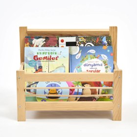 Resim Montessori Çubuklu Yer Kitaplığı 