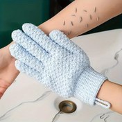 Resim Derinlemesine Temizlik & Masaj için Peeling Duş Eldivenleri - Vücut Temizleyici, Ölü Deriyi & Kuruğu Giderir 