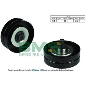 Resim BMS 462 ALTERNATÖR GERGİ RULMANI ASTRA G-H-COMBO-CORSA 1.7 DTI 
