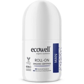 Resim Ecowell Man Organik Roll-On Deodorant 75ml 
