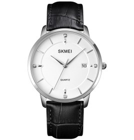 Resim Sones Skmeı 9241 Erkek Takvim Kronometre Paslanmaz Çelik Kayışlı Kuvars Saat Gül Altın Siyah 