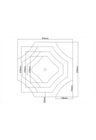 Resim Motifpiyer Lamba Tavan GÖBEĞI-DUZ4K-MODEL-4GEN-IÇ-EGRI-56CM-2ADET 