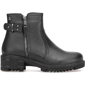 Resim Venüs 1950807k Kadın Hakiki Deri Klasik Bot Siyah Siyah 