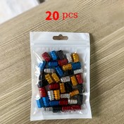 Resim 20/50 Alüminyum Alaşımlı Araba ve Bisiklet Vana Kapakları, Kırmızı, Mavi, Siyah, Altın ve Gümüş Metallerden Yapılmış Beş Renkli Dayanıklı Lastik Kapakları, Genel Boyutlu Lastikler, Vantuzlar ve Dönüştürücüler için Uygun 