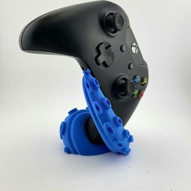 Resim Xbox Kontrolcüsü İçin Ahtapot Temalı Stand Şık Ve Dayanıklı Mavi 