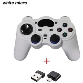 Resim Beyaz Mikro-2.4ghz Android Otg Gamepad Kablosuz Gamepad Joystick Oyun Denetleyicisi Android Akıllı Joystick & Gamepad 45445226 