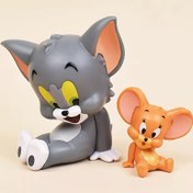 Resim 2 Parça Warner Kedi ve Fare Figür Süsleri, Tom Jerry Karakterli Eğlenceli Masaüstü Dekorasyonları - Ofis veya Araba Süsü, Arkadaşlar İçin İdeal Hediye 