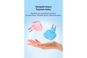 Resim Dempower Katlanabilir 3 Girişli Çoklu Priz Adaptörü 