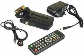Resim TECHCG Tüplü Televizyon Için Tüm Kanalları Yüklü Mini Scart Uydu Siyah 