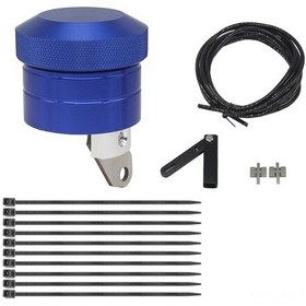 Resim Wezone Honda, Yamaha, Suzuki, Kawasaki İçin Motor Zincir Yağlama Kiti - Alüminyum, 30ml Kapasiteli, Mavi 