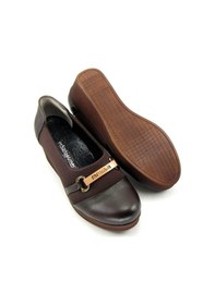 Resim Erkan Saçmacı Blake Kahverengi Hakiki Deri Dolgu Topuklu Streç Günlük Ayakkabı 