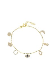 Resim Charm Bileklik 717003 Gold 