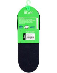 Resim Jiber Erkek Bambu Likralı Babet Çorap 7000 - 6 Adet Lacivert 