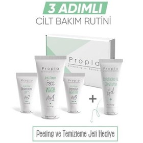 Resim Propia İlk Akne Seti - Yıkama Jeli 150 ml + Gündüz Kremi 40 ml + Gece Kremi 40 ml + Maske Hediye 