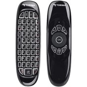 Resim Torima K-02 2.4G Kablosuz Air Mouse ve Mini Klavyeli Uzaktan Kumanda 