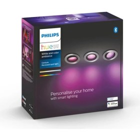 Resim Philips Hue Centura Akıllı Gömme 3'lü Spot 3x4.2W (Alüminyum) 
