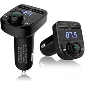 Resim Car X8 Araç Bluetooth USB MP3 SD Kart Çakmaklık Fm Transmitter 