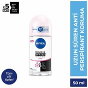 Resim Nivea Invisible For Black & White Roll-On Clear 50 ml 